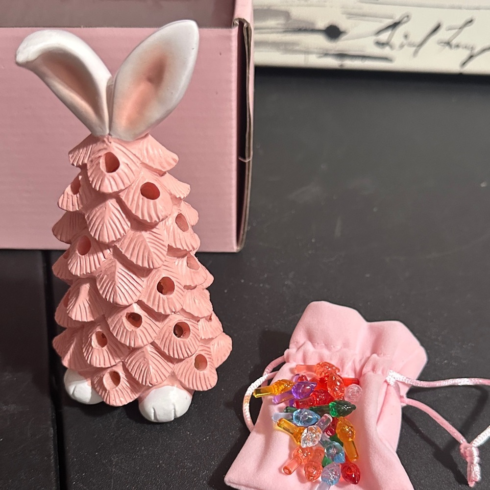 Twinkling tree Easter bunny light up tree